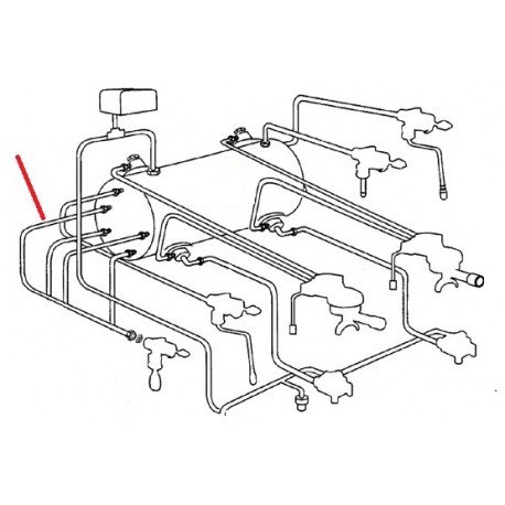 TUBE ROBINET CHAUDIERE ORIGINE CIMBALI - SQ6242