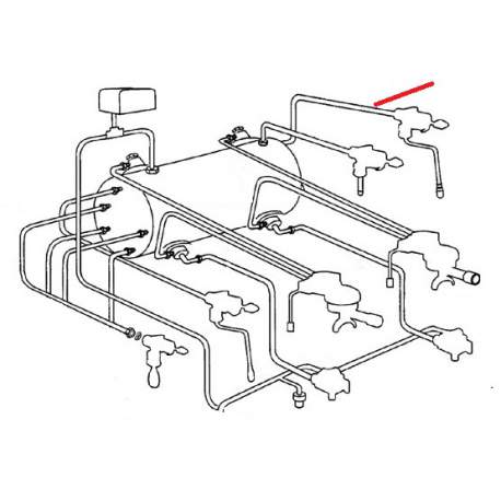 TUBE ROBINET VAPEUR DROIT ORIGINE CIMBALI - SQ6357