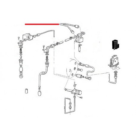 TUBE CHAUDIERE ELECTROVANNE - SQ6383
