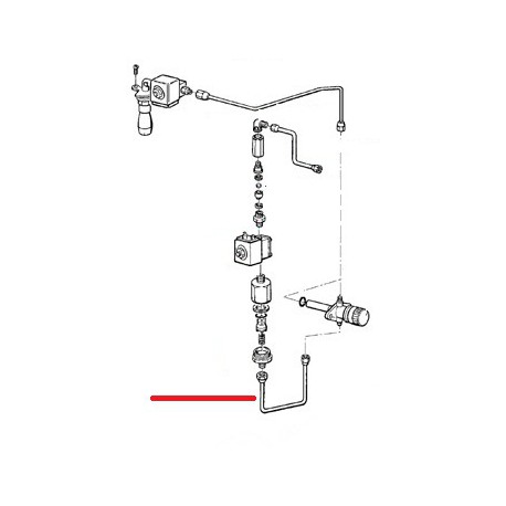 TUBE ELECTROVANNE REMPLISSAGE A MELANGEUR ORIGINE CIMBALI - SQ6307