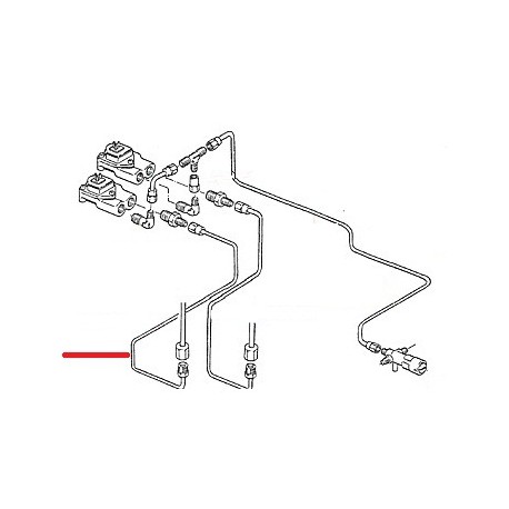 TUBE GROUPE GAUCHE DEBIMETRE ORIGINE CIMBALI - SQ6316