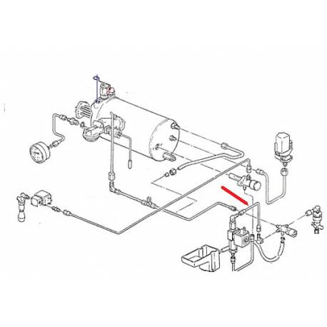 TUBE VANNE EXPENSION RETENUE ORIGINE CIMBALI - SQ6319