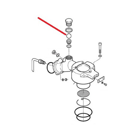 BILLE INOX 5/8 ORIGINE CIMBALI - SQ6349