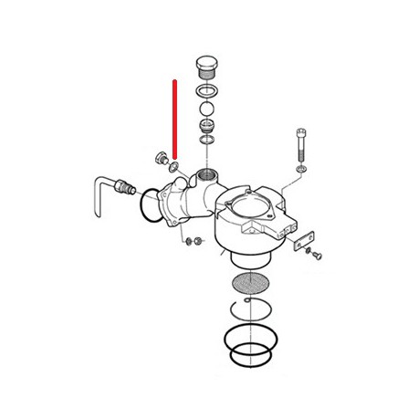 JOINT CUIVRE 13X8.3X1 ORIGINE CIMBALI - SQ6342