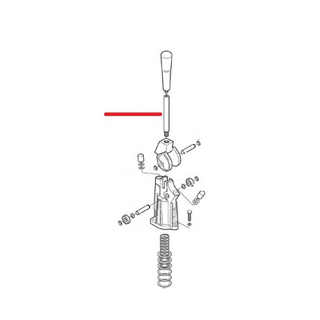 AXE POIGNEE ORIGINE CIMBALI - SQ6459