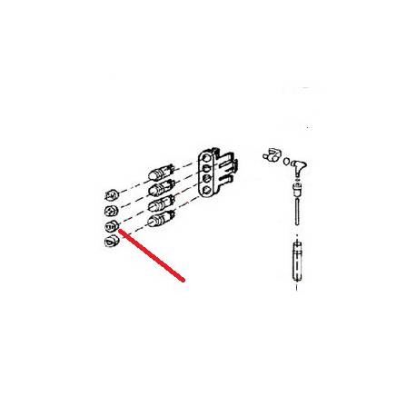 HOT WATER BUTTON - SQ6408