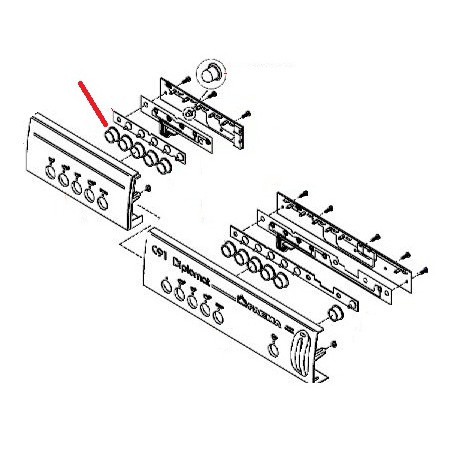 BROWN PUSH-BUTTON - SQ8551