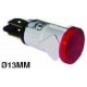 SCHAUGLAS ROT 220V 13MM HERKUNFT