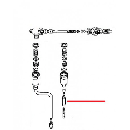 CORPS DU TUBE D'EAU INOX LUX ORIGINE FUTURMAT - SGQ404