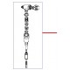 GRIFO AGUA COMPLETA F3 CON TUBO - SGQ6868