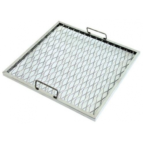 GRILLE A PIERRES DE LAVE L:495MM L:480MM H:20MM - TIQ78174