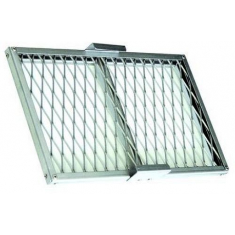 GRILLE A PIERRES DE LAVE L:420MM L:270MM ORIGINE - TIQ78180