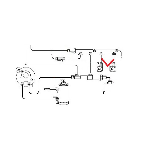 TUBE COLLECTEUR DEBIMETRE ORIGINE FUTURMAT - SGQ6384