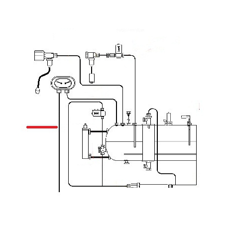 TUBE MANO VALVE ORIGINE FUTURMAT - SGQ6396