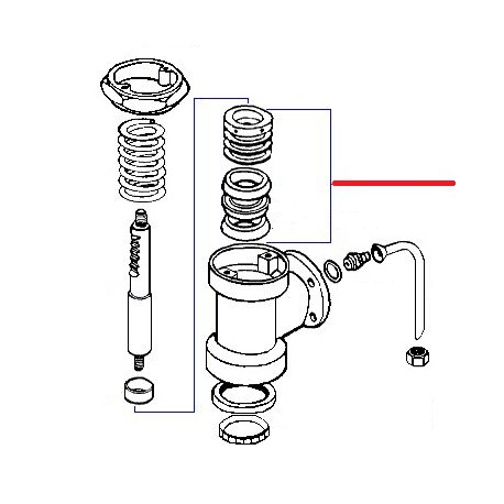 CONJUNTO PISTON C70-80 GX PISTON+JUNTAS+PUERTA PISTON - TQ967