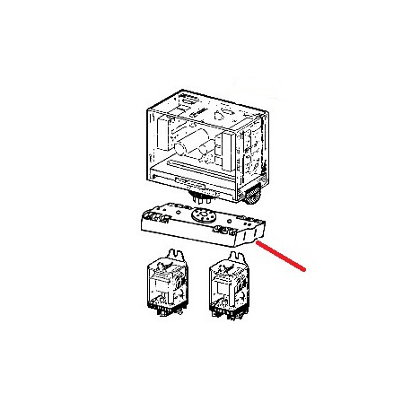 BASE LONG RELAY 11 CONTACTS - TVQ820