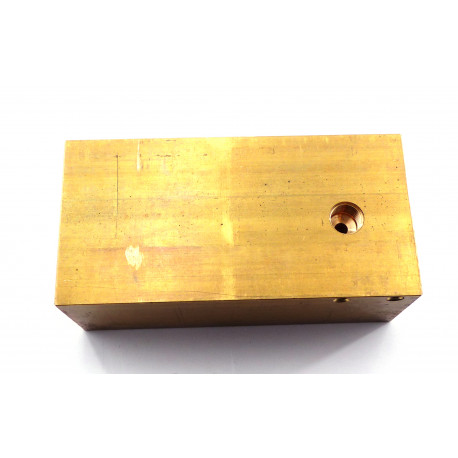 BLOCK BRASS WATER HOT - TEVQ609