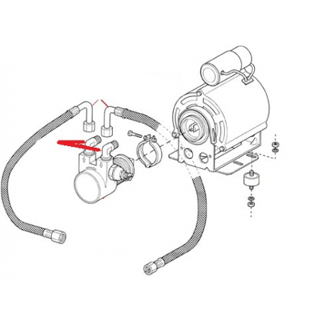 FITTING PUMP ELBOW 3/8