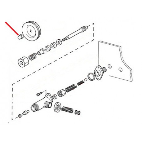 ECROU VOLANT VAPEUR - TEVQ713