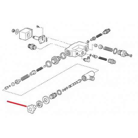 VOLANT ROBINET ENTREE EAU - TEVQ858