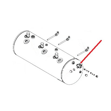 RACCORD 3 VOIES (ISPESL) ORIGINE PAVONI - CQ892