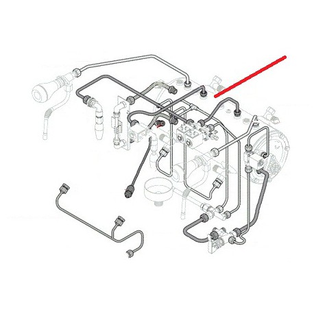 TUBE COLLECTEUR-DEBIMETRE 4GR ORIGINE RANCILIO - EQ431