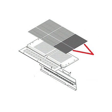 JEU DE GRILLE PLASTIQUE 2GR ORIGINE RANCILIO - EQ6557