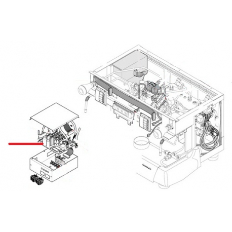 CARTE ELECTRONIQUE SDE03 CPU ORIGINE RANCILIO - EQ6589