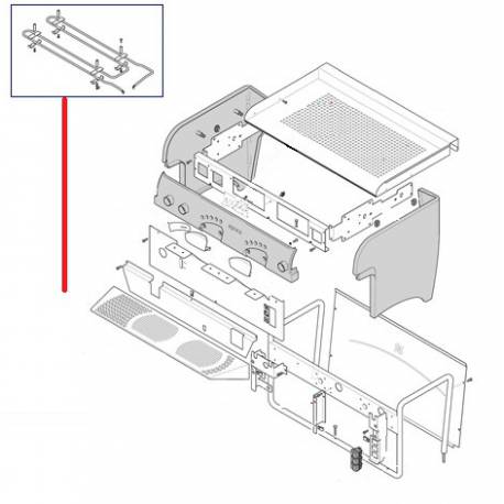 KIT CHAUFFE-TASSE 2GR ORIGINE RANCILIO - EQ6525