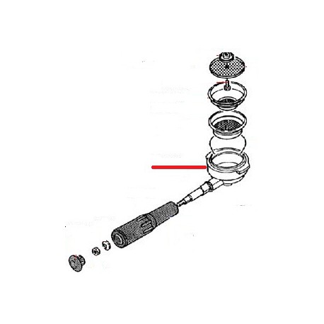 PORTE-FILTRE S20-Z11 ORIGINE RANCILIO - EQ6698