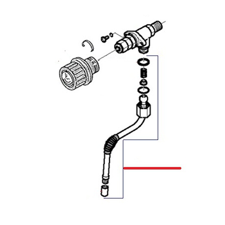 TUBO VAPOR + ROTULA S20-TECNA MIDI-SISTEMA-NSF - EQ6691