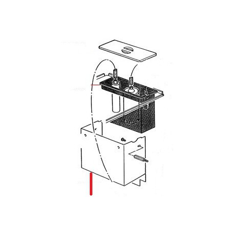 SUPPORT RESERVOIR EAU S24 ORIGINE RANCILIO - EQ6627