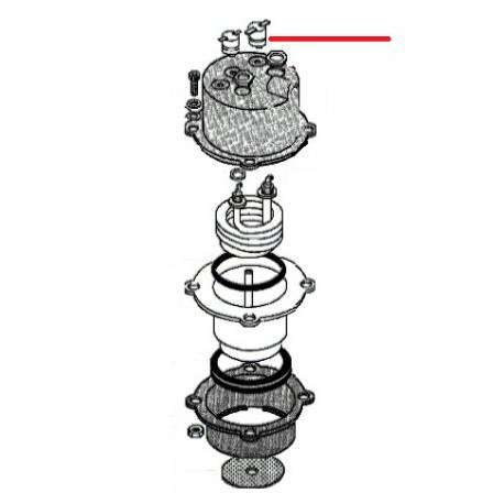 THERMOSTAT 135ø BETSY GENUINE RANCILIO