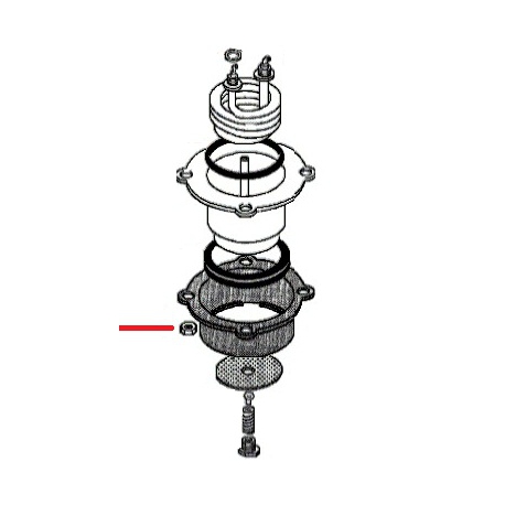 ECROU Ã˜5 ORIGINE RANCILIO - EZQ29