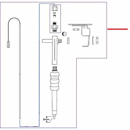 LANCE VAPEUR GTV G COMPLETE ORIGINE RENEKA - ERQ414