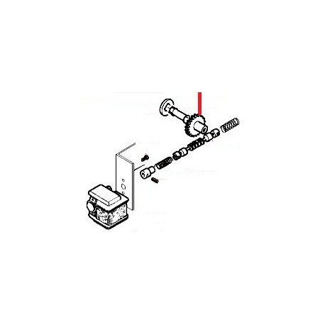 ROUE ENTRAINEMENT DENTELEE ORIGINE SAECO - FRQ996