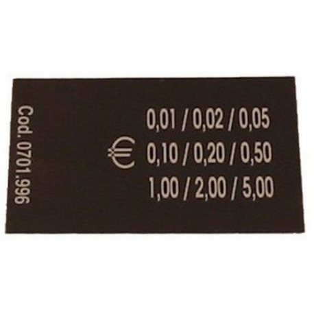 AUTOADHESIVO MONEDA 5 PIEZAS - FRQ076