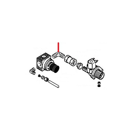 RACCORDO DEL 90Â° 1/4M-3/8M - FRQ305