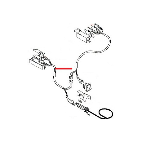 CABLE MICRO INTERRUPTEUR ORIGINE SAECO - FRQ345