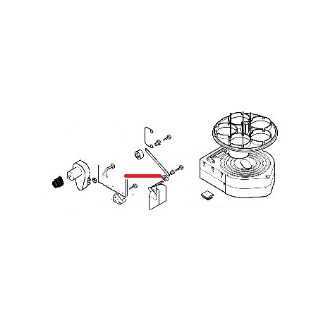 BIELLE BALANCE SPATULE 10P ORIGINE SAECO - FRQ6799