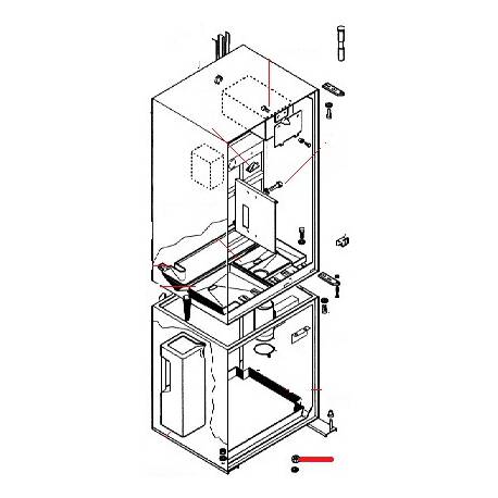 ECROU HEXAGONAL M8 ORIGINE SAECO - FRQ6837