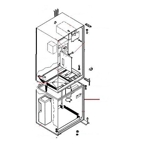 CAISSON INFERIEUR 10P ORIGINE SAECO - FRQ6029