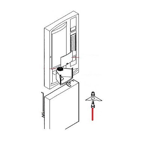 BOULON DE PORTE ORIGINE SAECO - FRQ6167