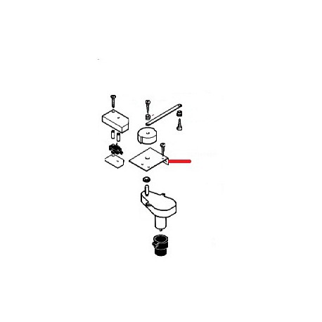 EQUERRE MOTEUR PASTILLE ORIGINE SAECO - FRQ6121