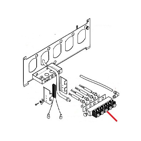 BLOC 5 ELECTROVANNES ORIGINE SAECO - FRQ6216