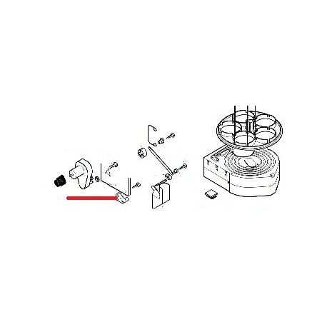 SUPPORT EJECTEUR ORIGINE SAECO - FRQ6408