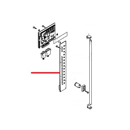 PIASTRA TASTIERA 10P - FRQ7567