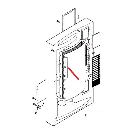 CORNIERE GAUCHE 10P ORIGINE SAECO - FRQ7597