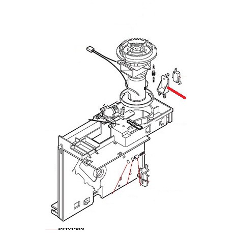 SUPPORT MICRO ORIGINE SAECO - FRQ7855