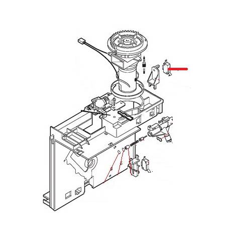 MICRO INTERRUPTEUR ORIGINE SAECO - FRQ7856